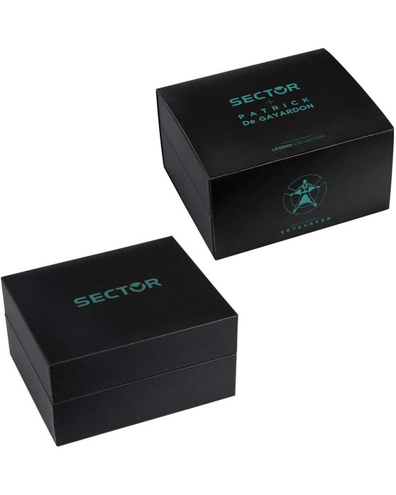 SECTOR Legend Automatic Black Plastic Strap Gift Set