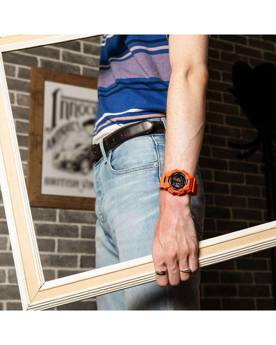 G-SHOCK Dual Time Chronograph Orange Bio-based Resin Strap