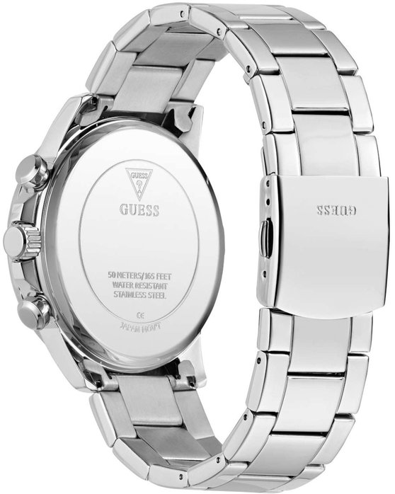 GUESS Walker Silver Stainless Steel Bracelet