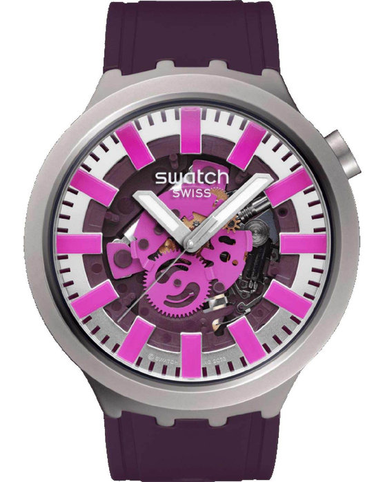 SWATCH Audacious Acai Purple Silicone Strap