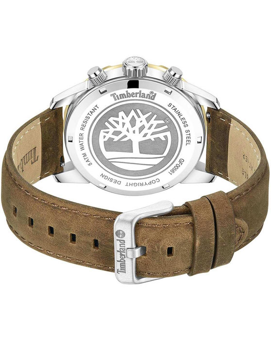 TIMBERLAND Hampton Harbour Brown Leather Strap