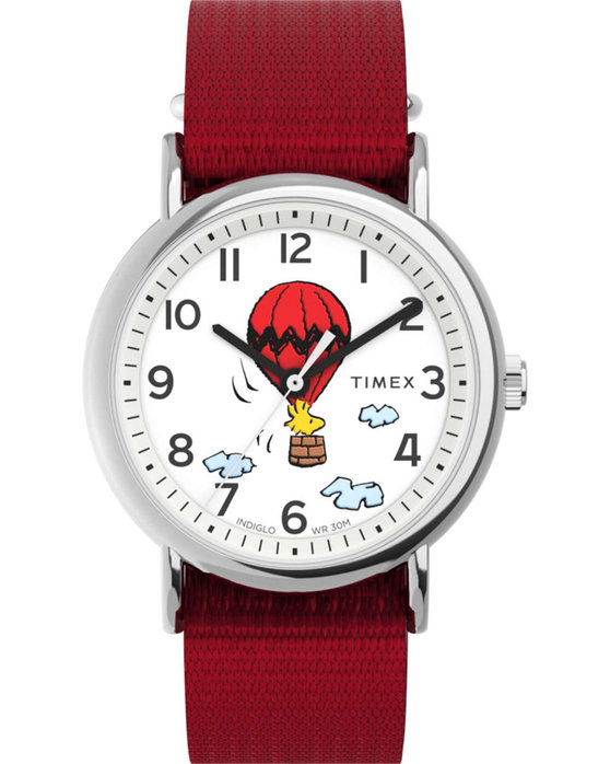 TIMEX Weekender x Penauts Red Fabric Strap