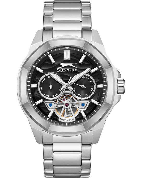 SLAZENGER Automatic Silver Stainless Steel Bracelet