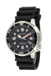 CITIZEN Eco-Drive Divers Black Rubber Strap