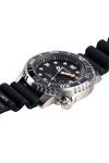 CITIZEN Eco-Drive Divers Black Rubber Strap