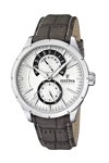 FESTINA Multifunction Grey Leather Strap