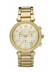 Michael KORS Ladies Chrono Gold Stainless Steel Bracelet