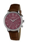 Jacques LEMANS Classic Chronograph Brown Leather Strap