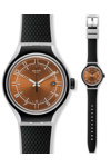 SWATCH Irony Go Jog Black Silicone Strap