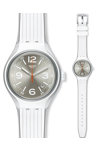 SWATCH Irony Go Dance White Silicone Strap