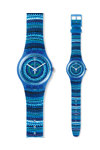 SWATCH Centrino Blue Rubber Strap