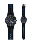 SWATCH Power Tracking Chrono Kaicco Blue Rubber Strap