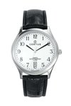 CERTUS Classic Mens Black Leather Strap