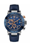 GUESS Collection Chronograph Blue Leather Strap