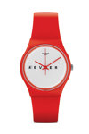 SWATCH 4everfever Red Rubber Strap