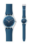 SWATCH Encrier Blue Rubber Strap