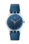 SWATCH Encrier Blue Rubber Strap