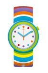 SWATCH POP Popadelic Multicolor Silicone Strap