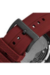 QUANTUM Hunter Chronograph Red Silicone Strap