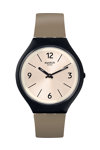 SWATCH Skinsand Brown Leather Strap