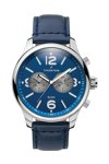 THORTON Ragnar Dual Time Blue Leather Strap