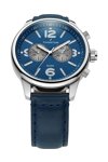 THORTON Ragnar Dual Time Blue Leather Strap