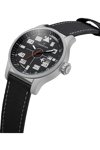 THORTON Rolf Black Leather Strap