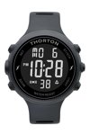 THORTON Sigurd Chronograph Black Silicone Strap