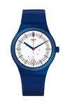 SWATCH Sistem Grid Automatic Blue Silicone Strap