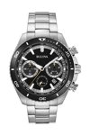 BULOVA Marine Star Chronograph Silver Stainless Steel Bracelet