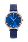 PIERRE LANNIER Ladies Blue Leather Strap