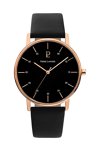 PIERRE LANNIER Classic Black Leather Strap