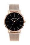 PIERRE LANNIER Classic Rose Gold Stainless Steel Bracelet