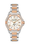 BULOVA Marine Star Diamonds Two Tone Stainless Steel Bracelet