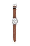 SWATCH Irony Botillon Chronograph Brown Leather Strap