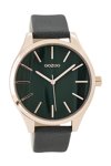 OOZOO Timepieces Grey Leather Strap