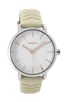 OOZOO Timepieces Beige Leather Strap