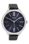 OOZOO Timepieces Blue Leather Strap