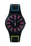 SWATCH Vibe Around The Strap Black Silicone Strap