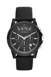 ARMANI EXCHANGE Outerbanks Chronograph Black Rubber Strap