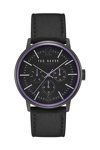 TED BAKER Jason Black Leather Strap