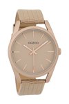 OOZOO Timepieces Beige Leather Strap