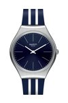 SWATCH Skinblueiron Two Tone Silicone Strap