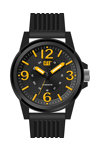 CATERPILLAR Groovy Black Silicone Strap