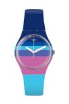 SWATCH Azul'Heure Multicolor Silicone Strap