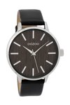 OOZOO Timepieces Nut Wood Dial Brown Leather Strap