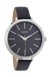 OOZOO Timepieces Blue Leather Strap