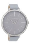 OOZOO Timepieces Grey Leather Strap