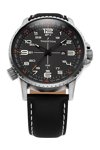 THORTON Kalf Black Leather Strap