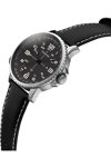 THORTON Kalf Black Leather Strap